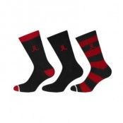 WESC Block stripe socks 3-pack * Fri Frakt * * Kampanj *
