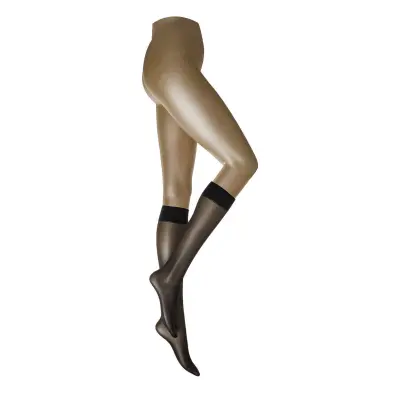 Wolford Satin Touch 20 Knee Highs - Black - S