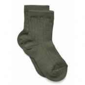 Mp Denmark Wool Rib Socks Grön