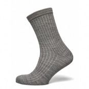 Mp Denmark Wool Rib Socks Grå