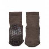 Mp Denmark Wool Socks - Anti-Slip Brun