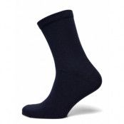 Wool/Cotton Socks Sockor Strumpor Navy Mp Denmark