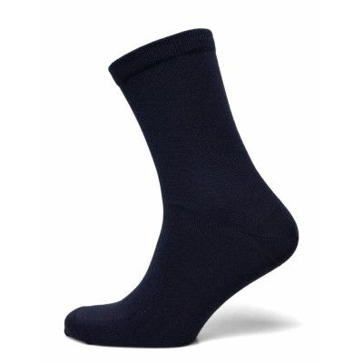 Mp Denmark Wool/Cotton Socks Marinblå