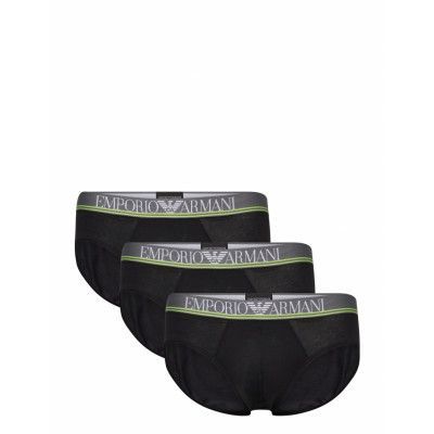3-Pack Brief Kalsonger Y-front Briefs Svart Emporio Armani