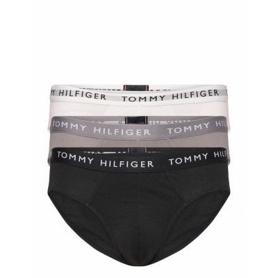 3P Brief Kalsonger Y-front Briefs Black Tommy Hilfiger
