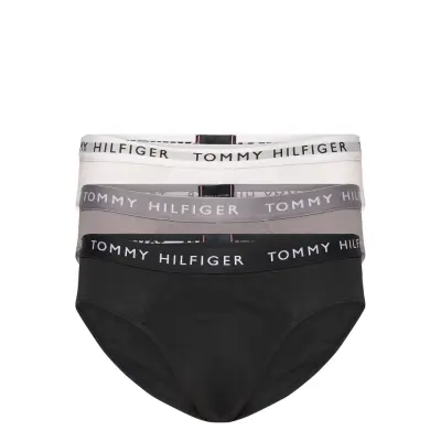 3P Brief Kalsonger Y-front Briefs Black Tommy Hilfiger
