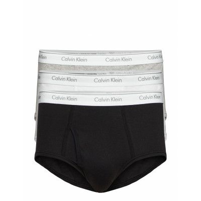 3P Brief Kalsonger Y-front Briefs Svart Calvin Klein