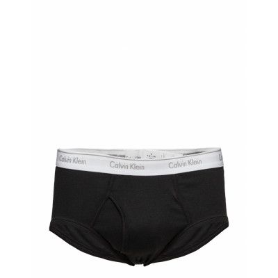 3P Brief Kalsonger Y-front Briefs Svart Calvin Klein