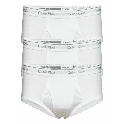 3P Brief Kalsonger Y-front Briefs Vit Calvin Klein