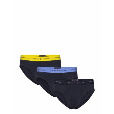 3P Brief Wb Kalsonger Y-front Briefs Blue Tommy Hilfiger