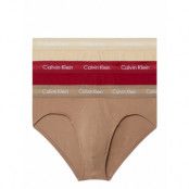 Calvin Klein 3P Hip Brief Beige