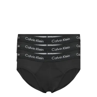 Calvin Klein 3P Hip Brief Svart