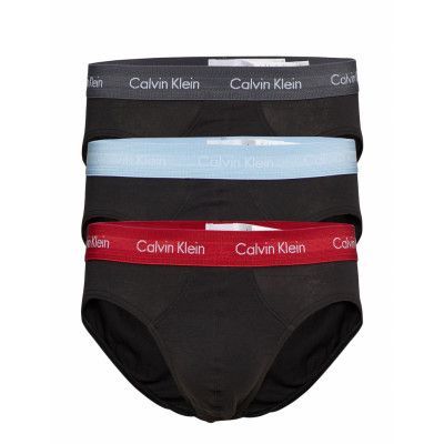 Hip Brief 3Pk Kalsonger Y-front Briefs Svart Calvin Klein
