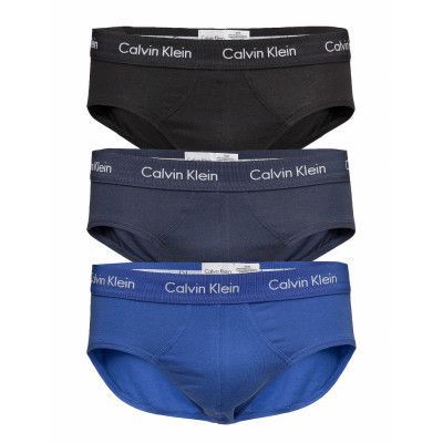 Hip Brief 3Pk Kalsonger Y-front Briefs Svart Calvin Klein