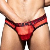 Andrew Christian Almost Naked Mesh Scarlet Brief