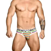 Andrew Christian Pride Rainbow Stripe Love Brief * Fri Frakt * * Kampanj *
