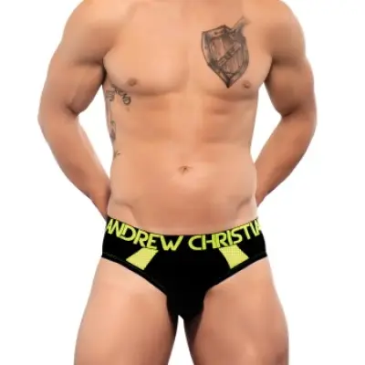 Andrew Christian Trophy Boy Active Mesh Brief * Fri Frakt *