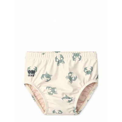 Liewood Anthony Baby Printed Swim Pants Kräm