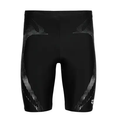 Arena Men's Arena Spider Web Swim Jammer Black-White Svart