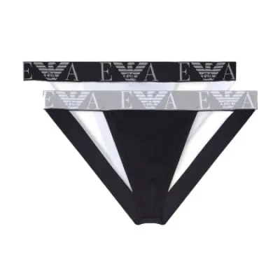Armani Cotton Logo Jockstraps 2-pack