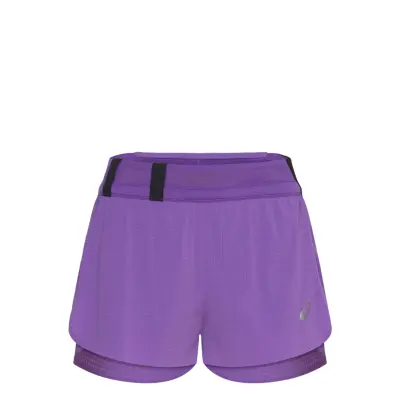 Asics Metarun Split Short - Purple - XS