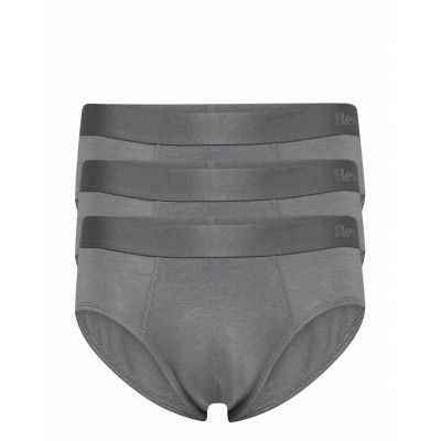 Brief 3-Pack Bamboo Fsc Kalsonger Y-front Briefs Grå Resteröds