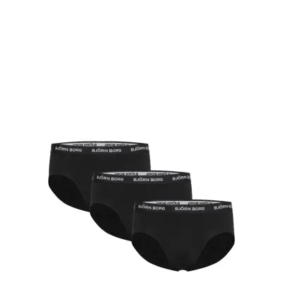 Björn Borg Cotton Stretch Brief 3P - Black - M