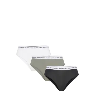 Björn Borg Logo Highwaist Brief 3P - Multi/patterned - S