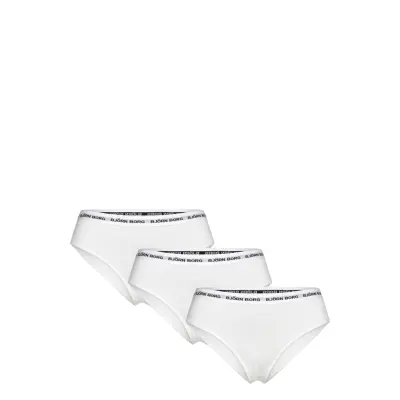 Björn Borg Logo Highwaist Brief 3P - White - XS