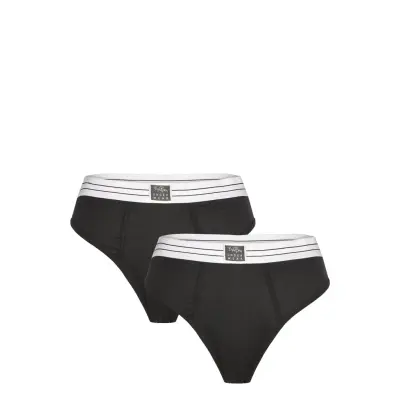Björn Borg Original Highwaist Brief 2P - Black - L