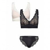 Blake Set Bra And Panty *Villkorat Erbjudande Lingerie Bras & Tops Soft Bras Svart Dorina