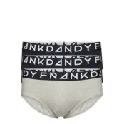 Bo.3P Organic Brief Kalsonger Y-front Briefs Grå Frank Dandy