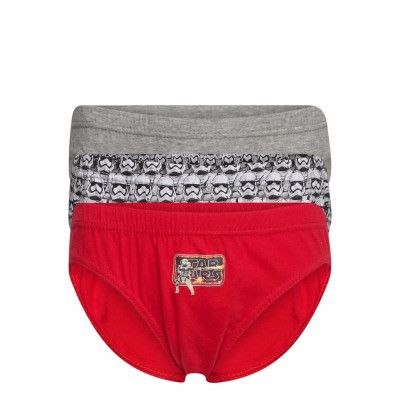 Box Of 3 Briefs Night & Underwear Underwear Underpants Röd Star Wars