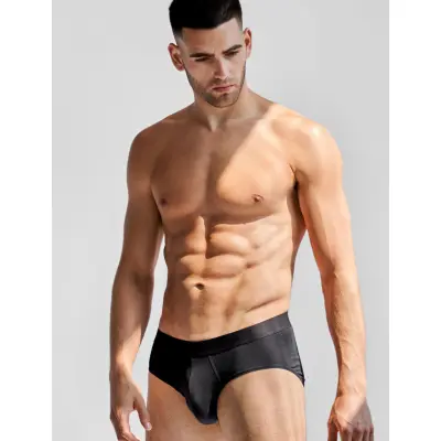 Bread & Boxers 3-Pack Brief - Black - L
