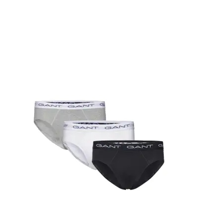 Brief 3-Pack Kalsonger Y-front Briefs Grå GANT