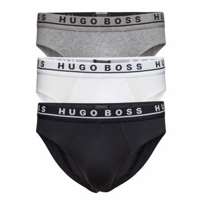 Brief 3P Co/El Kalsonger Y-front Briefs Svart BOSS