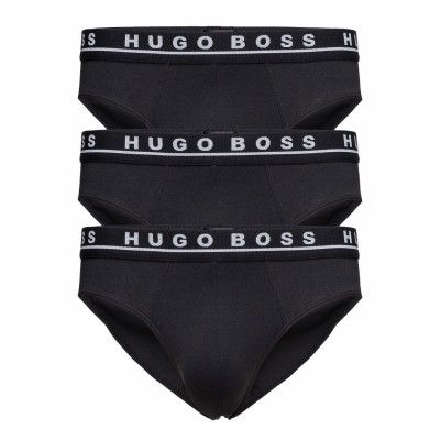 Brief 3P Co/El Kalsonger Y-front Briefs Svart BOSS