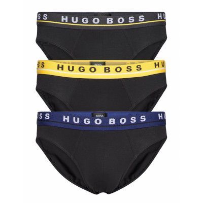 Brief 3P Co/El Kalsonger Y-front Briefs Svart BOSS