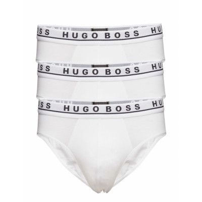 Brief 3P Co/El Kalsonger Y-front Briefs Vit BOSS
