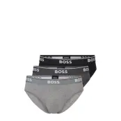 Brief 3P Power Kalsonger Y-front Briefs Svart BOSS