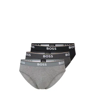Brief 3P Power Kalsonger Y-front Briefs Svart BOSS