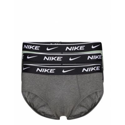 Brief 3Pk Kalsonger Y-front Briefs Grå NIKE Underwear
