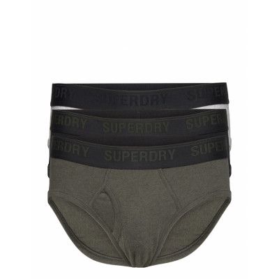 Brief Multi Triple Pack Kalsonger Y-front Briefs Grå Superdry