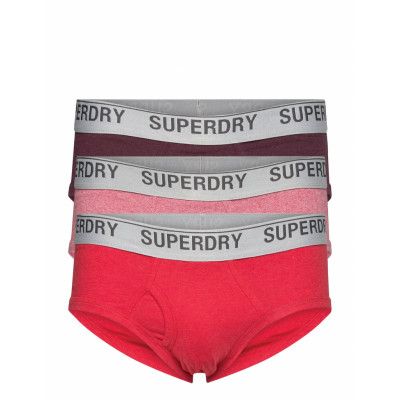 Brief Multi Triple Pack Kalsonger Y-front Briefs Röd Superdry