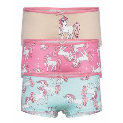 Brief Sg Unicorn 3p Underkläder Multi/mönstrad Lindex
