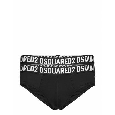 Brief Twin Pack Kalsonger Y-front Briefs Svart DSquared2