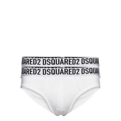 Brief Twin Pack Kalsonger Y-front Briefs Vit DSquared2