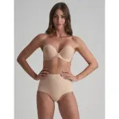 Bye Bra Sculpting Mid Waist Brief - Beige - XXL