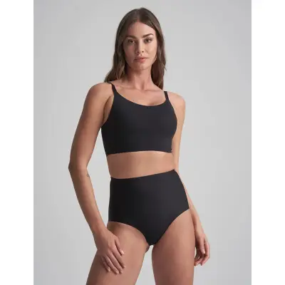 Bye Bra Sculpting Mid Waist Brief - Black - M