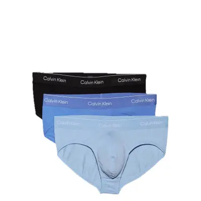 Calvin Klein Hip Brief 3Pk Blå